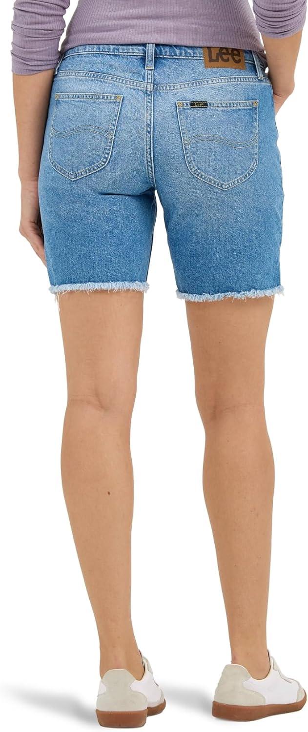 imageLee Womens Legendary 7 Side Slit Denim ShortBest in Show