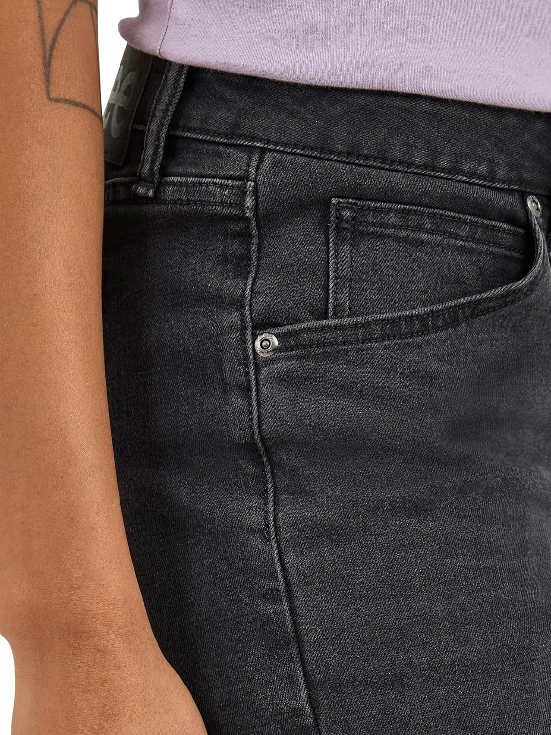 imageLee Womens Legendary 7 Side Slit Denim ShortDark Tale