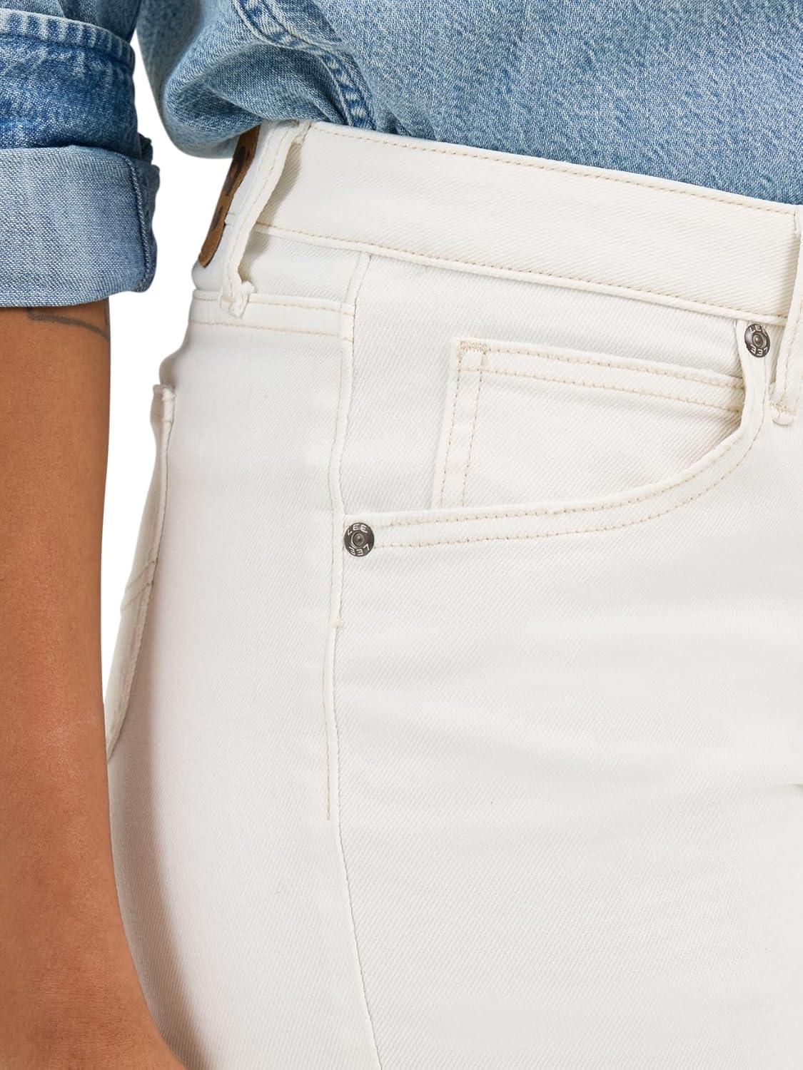 imageLee Womens Legendary 7 Side Slit Denim ShortLight Flash
