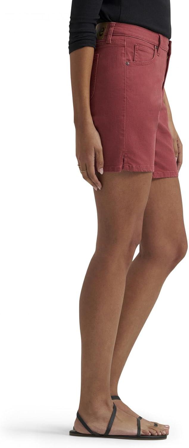 imageLee Womens Legendary 7 Side Slit Denim ShortWashed Punch