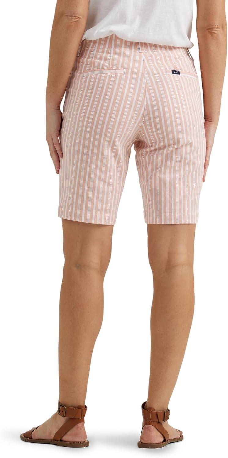 imageLee Womens Legendary 9 Chino Bermuda ShortBud Stripe