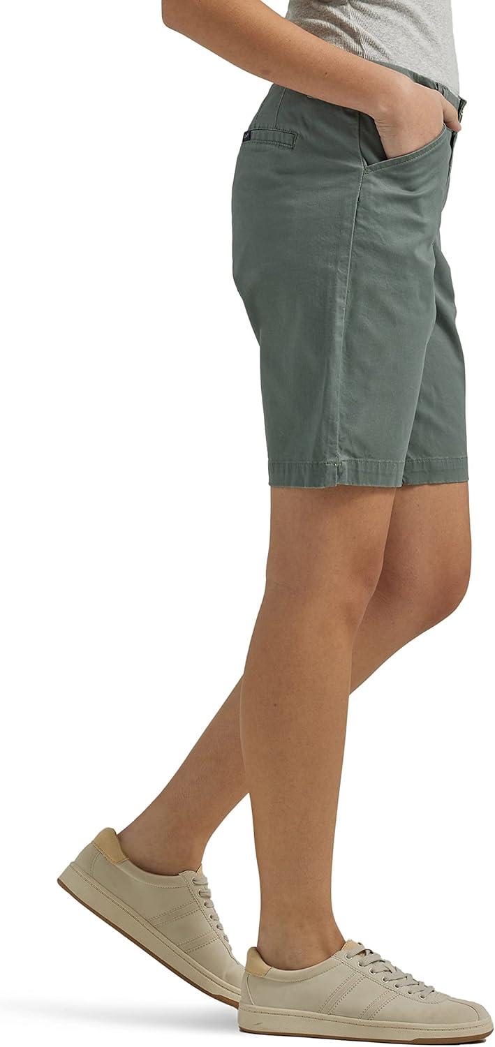 imageLee Womens Legendary 9 Chino Bermuda ShortFort Green