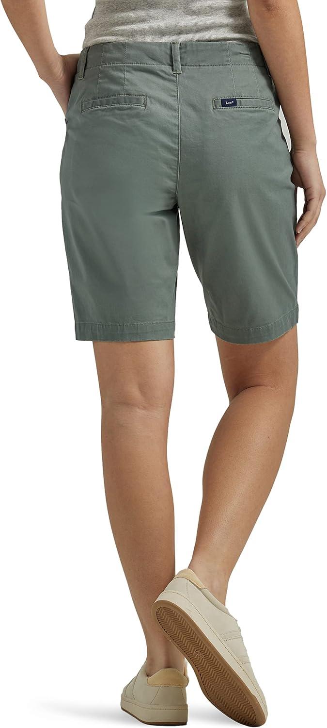 imageLee Womens Legendary 9 Chino Bermuda ShortFort Green