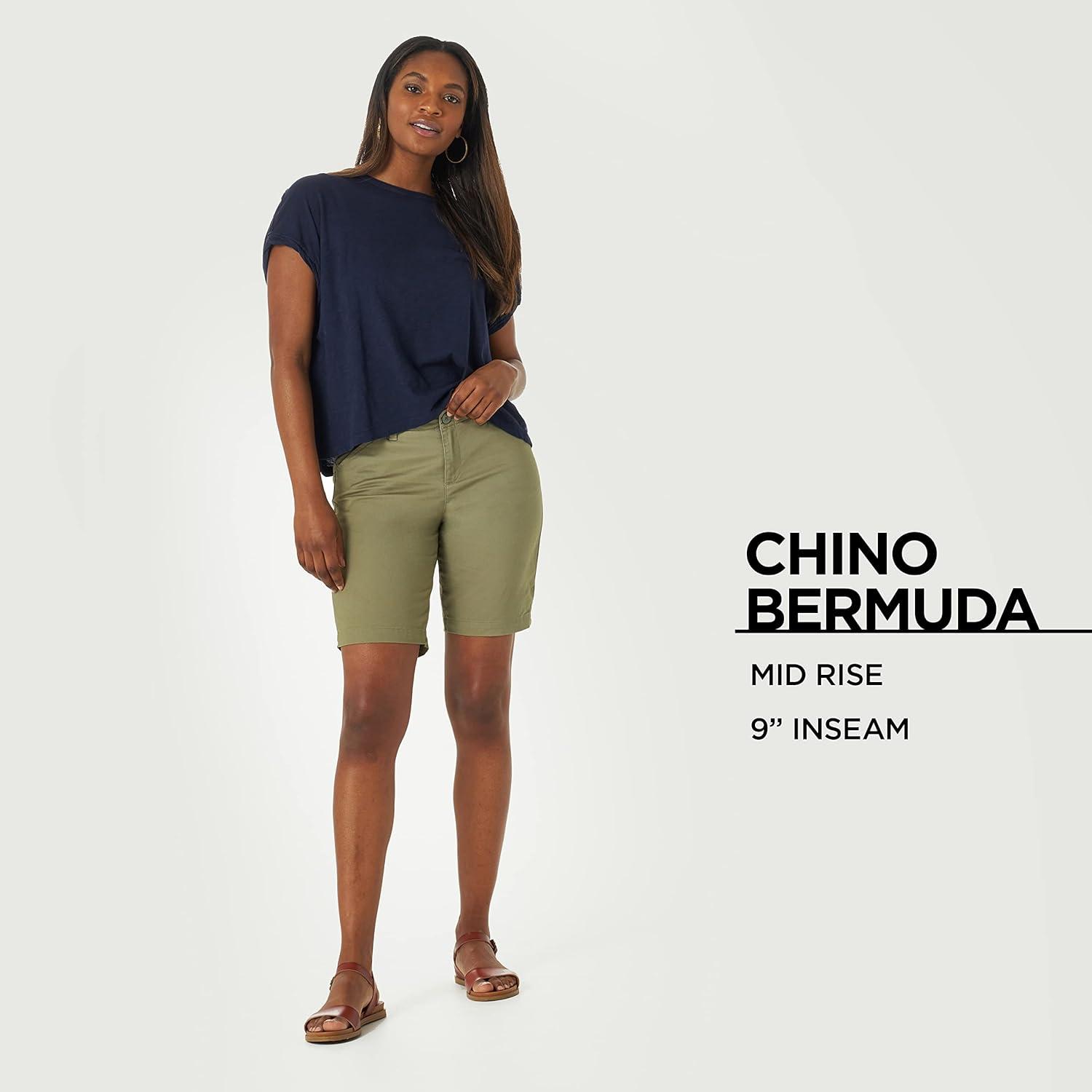 imageLee Womens Legendary 9 Chino Bermuda ShortLovat
