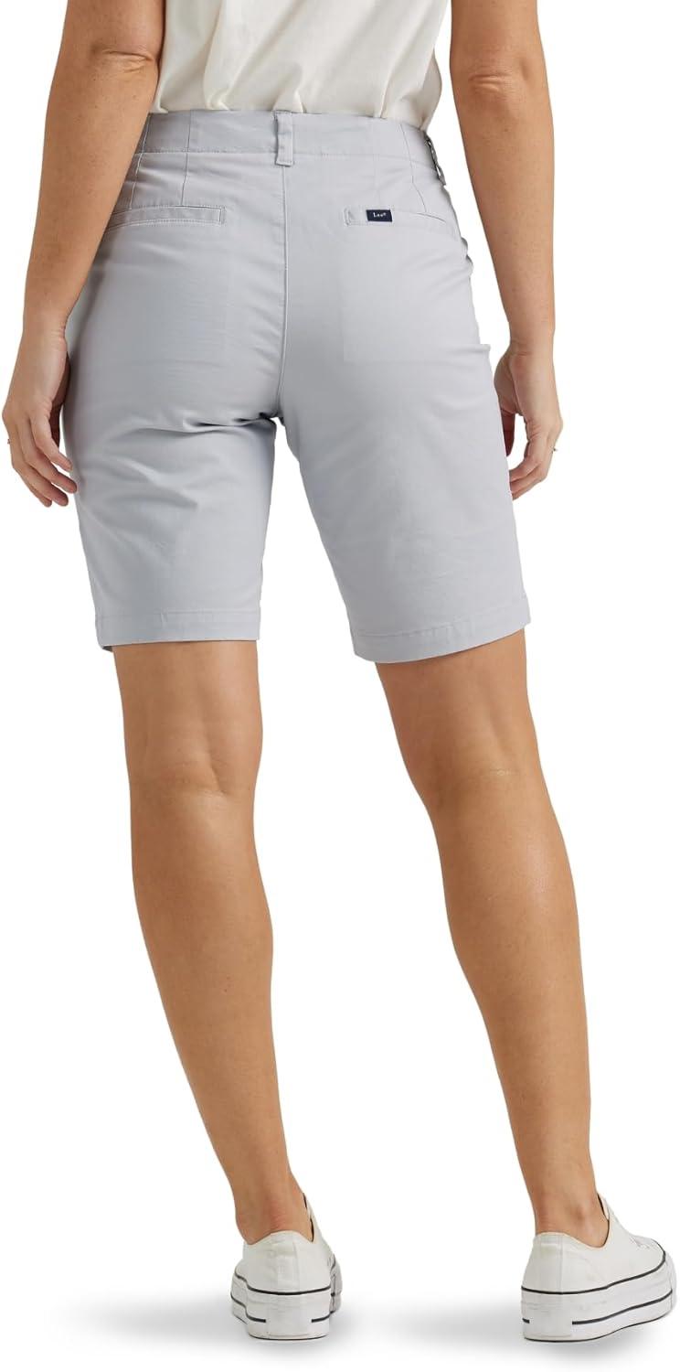 imageLee Womens Legendary 9 Chino Bermuda ShortMaterial Gray