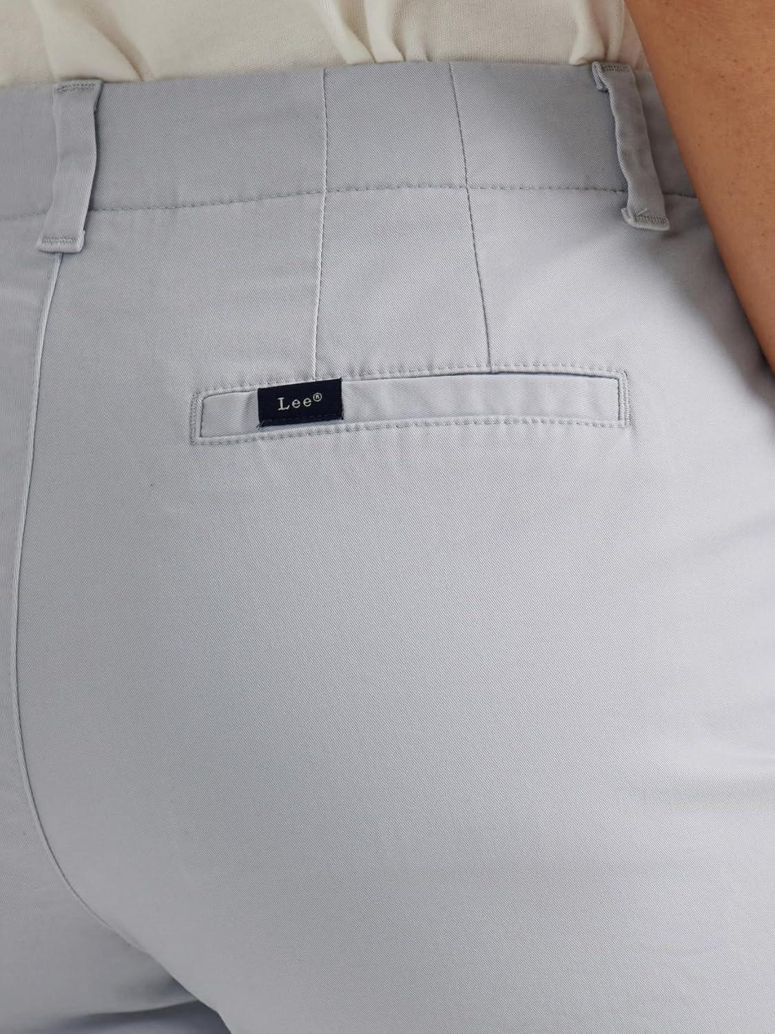 imageLee Womens Legendary 9 Chino Bermuda ShortMaterial Gray
