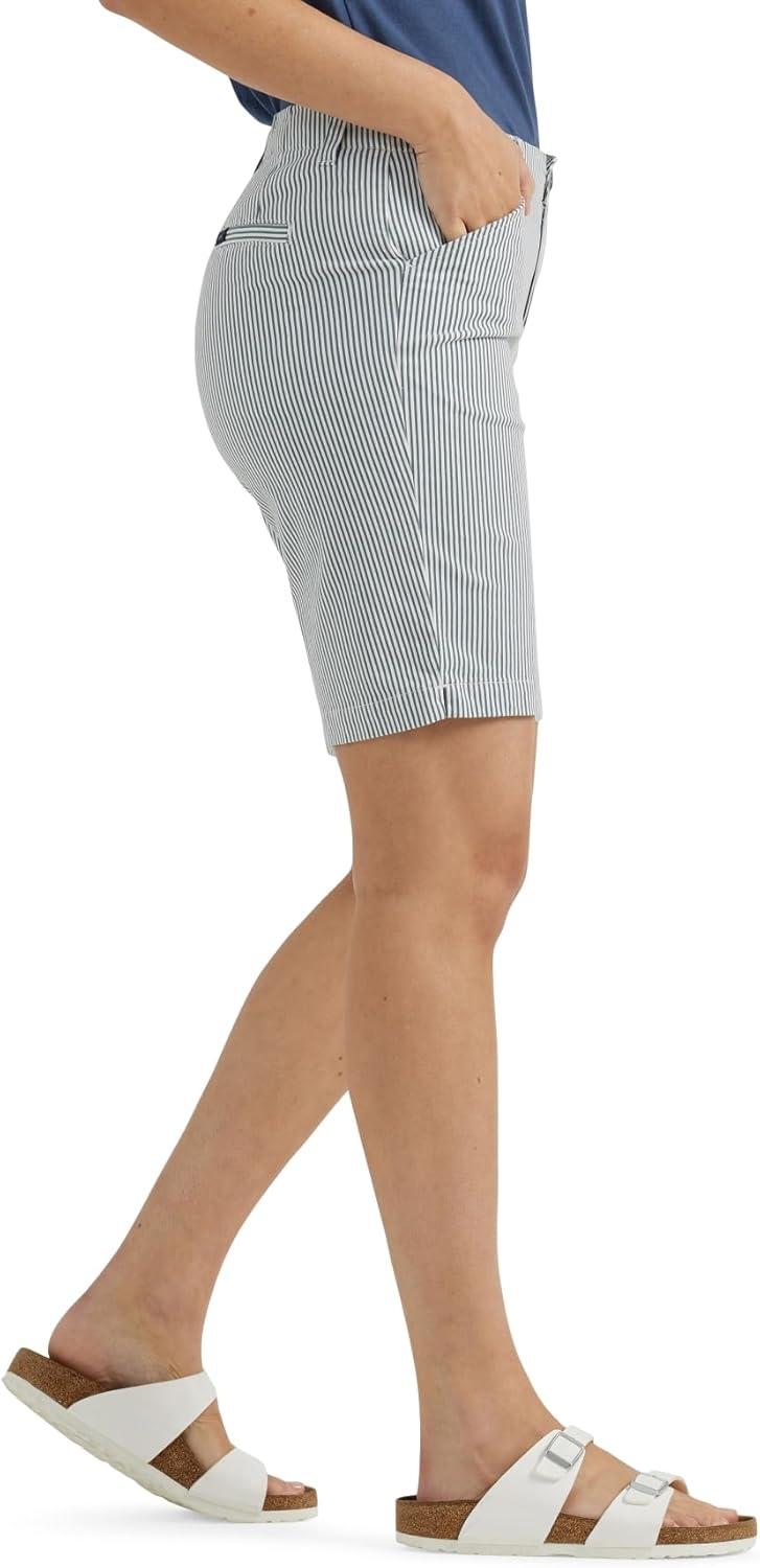 imageLee Womens Legendary 9 Chino Bermuda ShortSummit Stripe