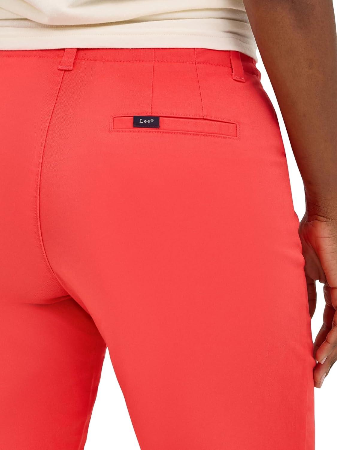 imageLee Womens Legendary 9 Chino Bermuda ShortSunset Red
