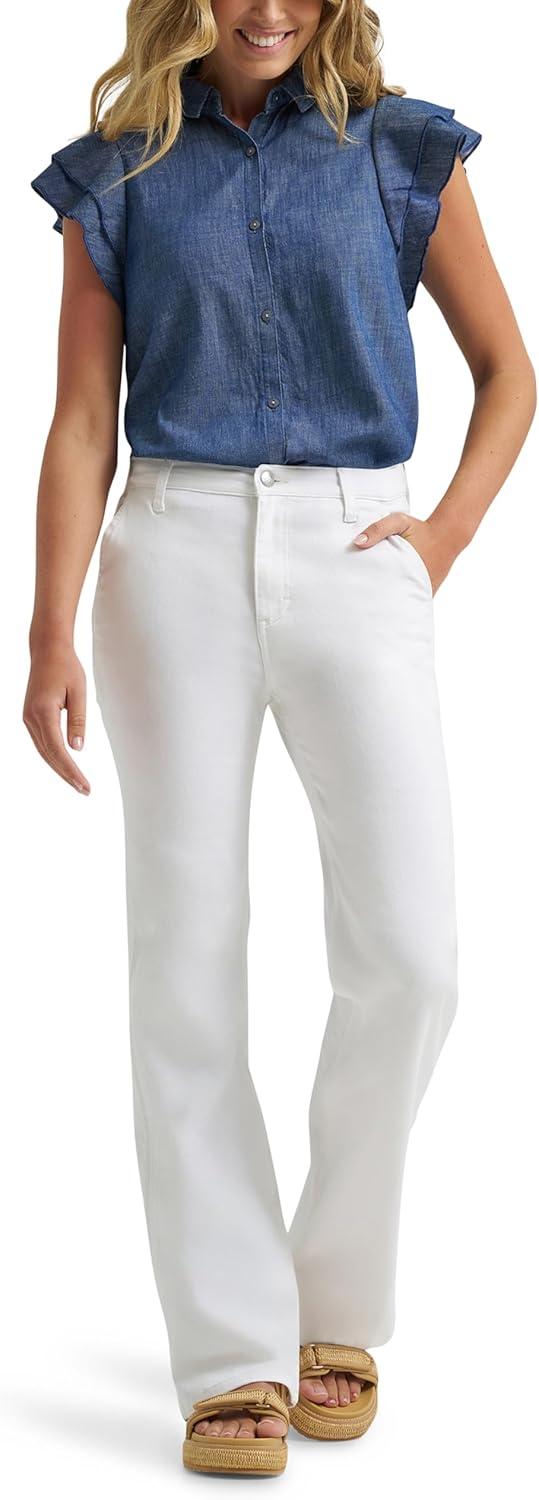 imageLee Womens Legendary Aline JeanWhite
