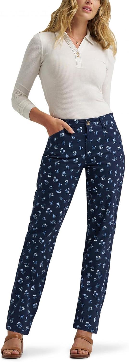 imageLee Womens Legendary Chino PantMood Indigo Floral