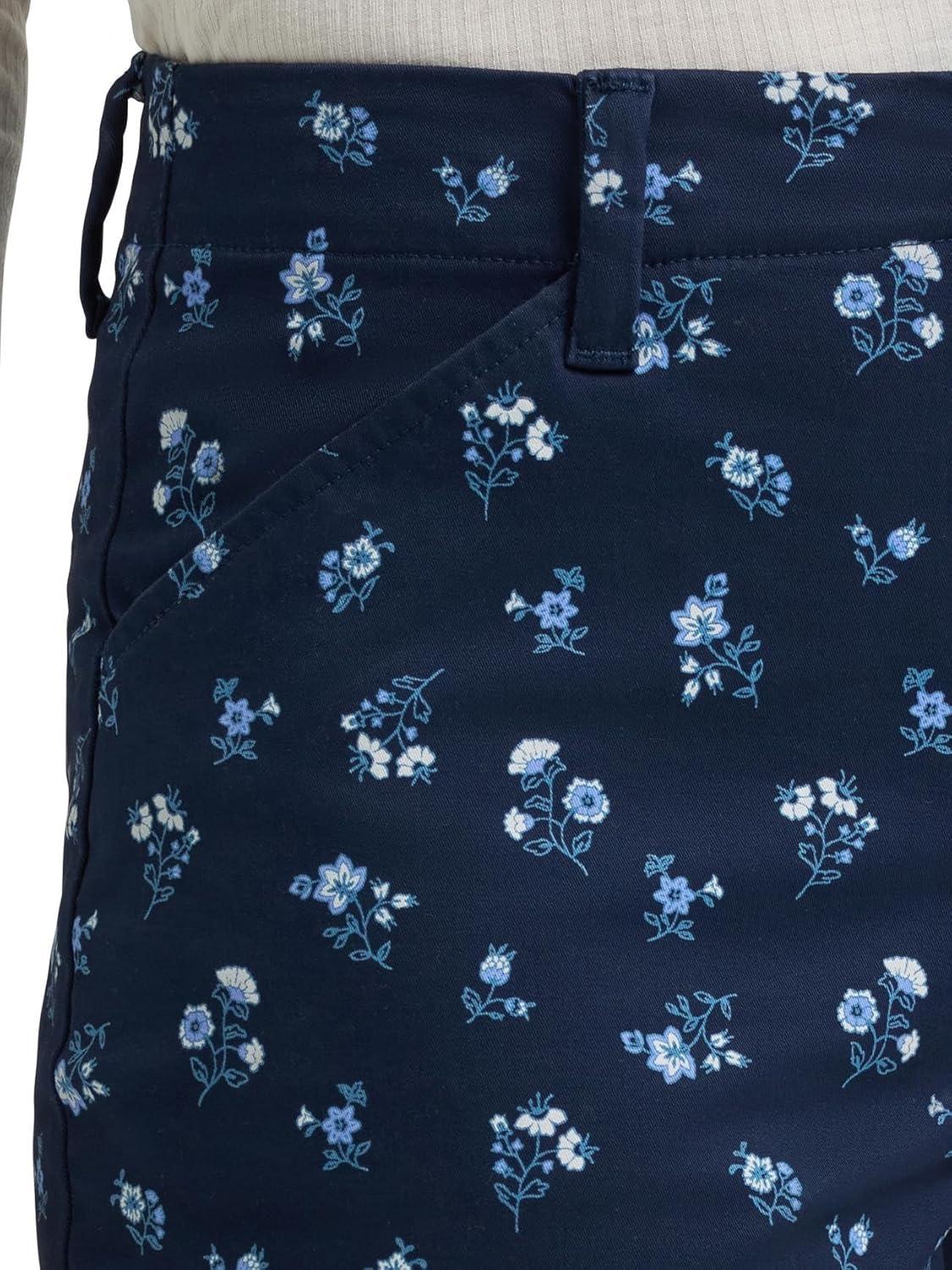 imageLee Womens Legendary Chino PantMood Indigo Floral