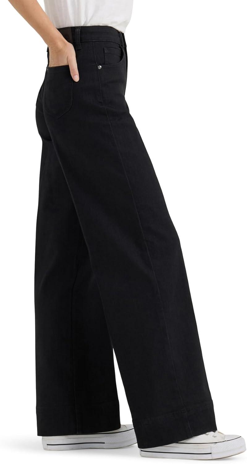 imageLee Womens Legendary High Rise Trouser JeanBlack