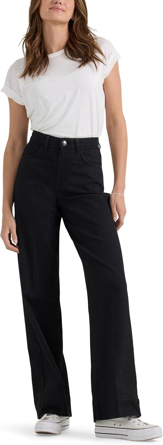 imageLee Womens Legendary High Rise Trouser JeanBlack