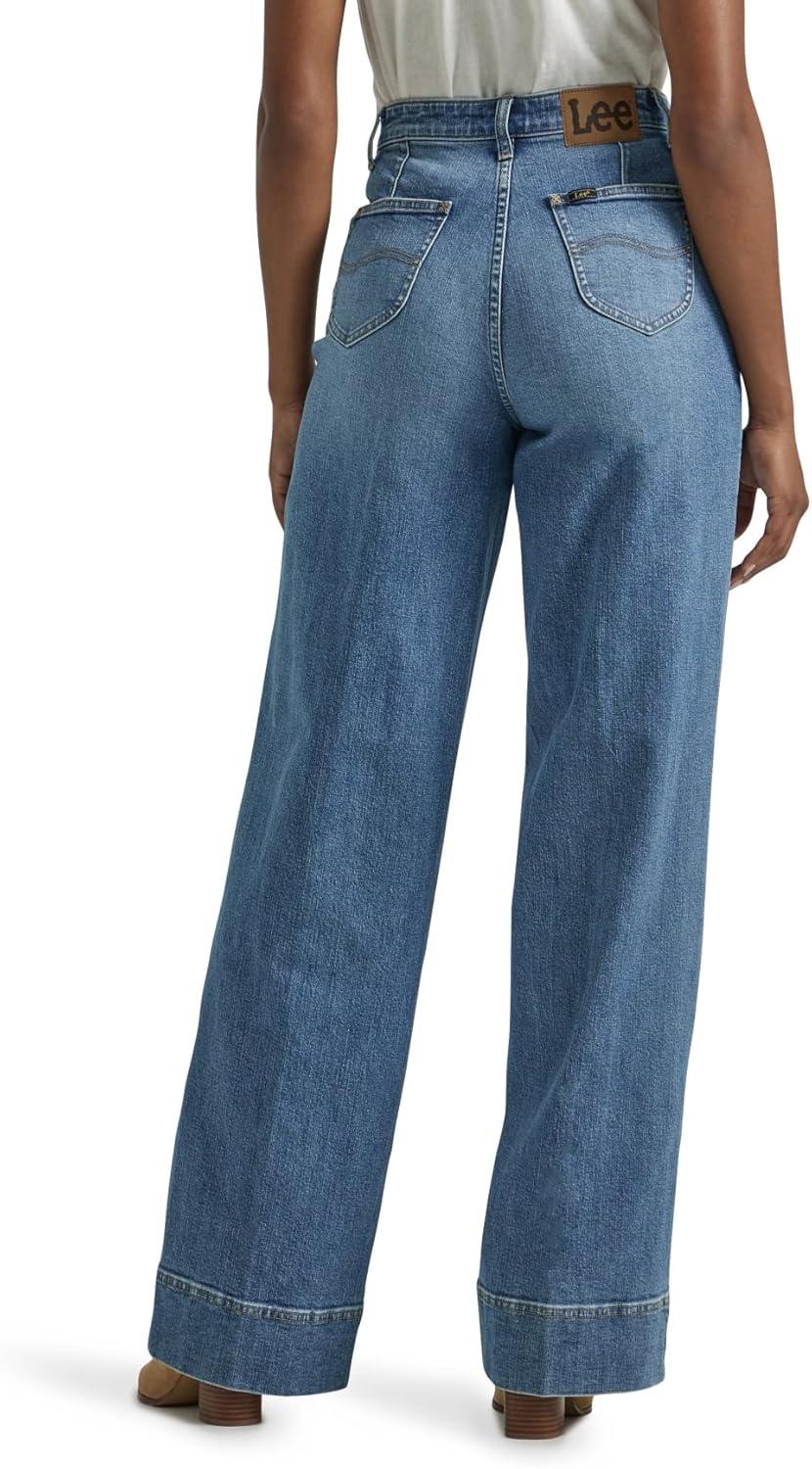 imageLee Womens Legendary High Rise Trouser JeanElevated Retro