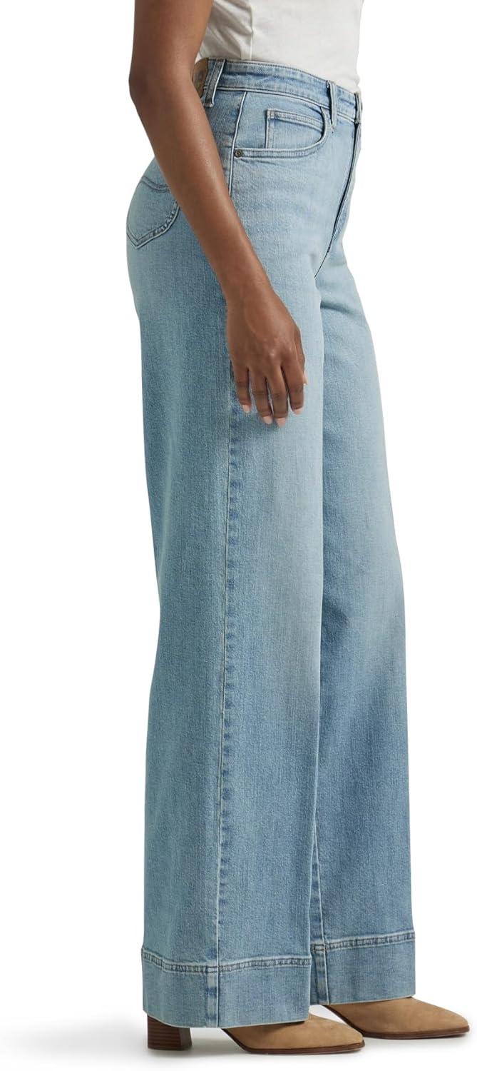 imageLee Womens Legendary High Rise Trouser JeanMorning Veil