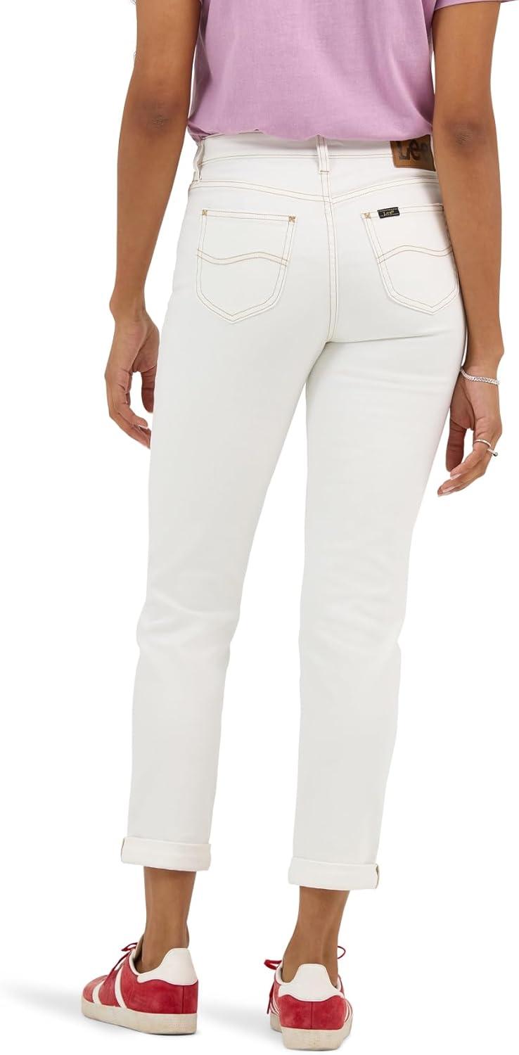 imageLee Womens Legendary Mid Rise 90s Taper JeanOff Shore