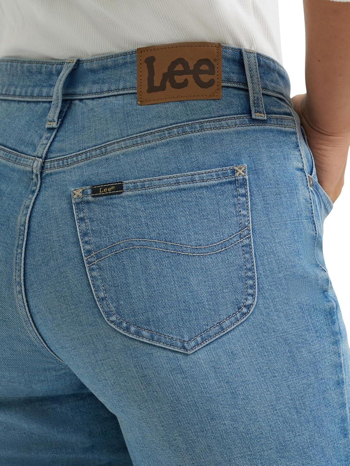imageLee Womens Legendary Mid Rise 90s Taper JeanOn Holiday