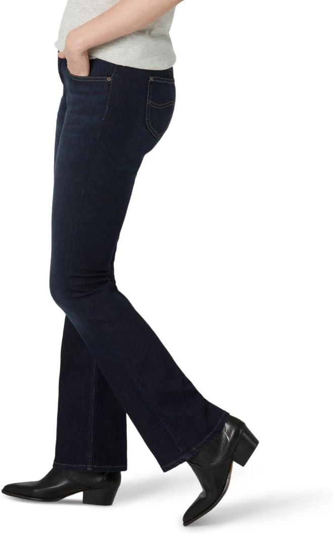 imageLee Womens Legendary Mid Rise Bootcut JeanBlackout
