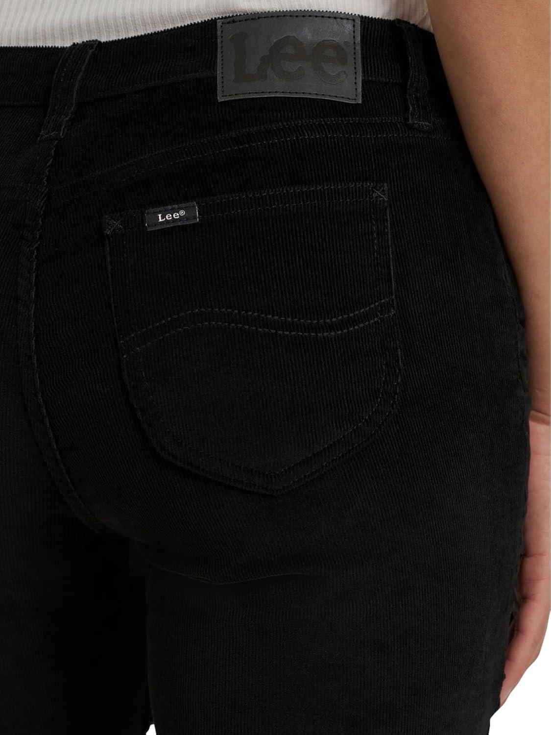 imageLee Womens Legendary Mid Rise Bootcut JeanUnionall Black Cord