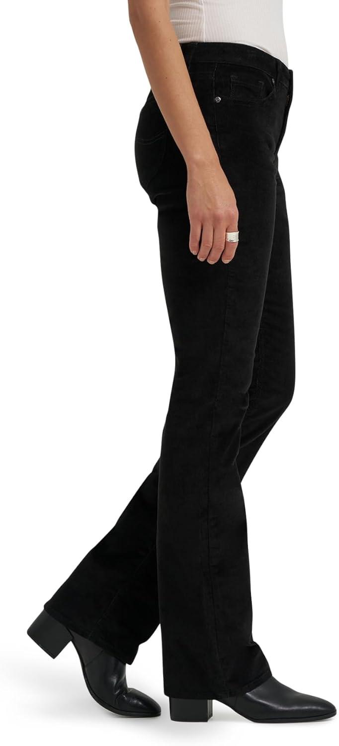 imageLee Womens Legendary Mid Rise Bootcut JeanUnionall Black Cord