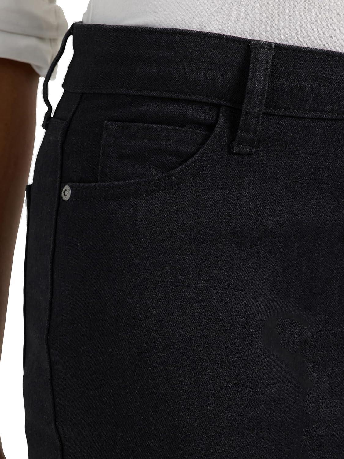 imageLee Womens Legendary Mid Rise Flare JeanBlack