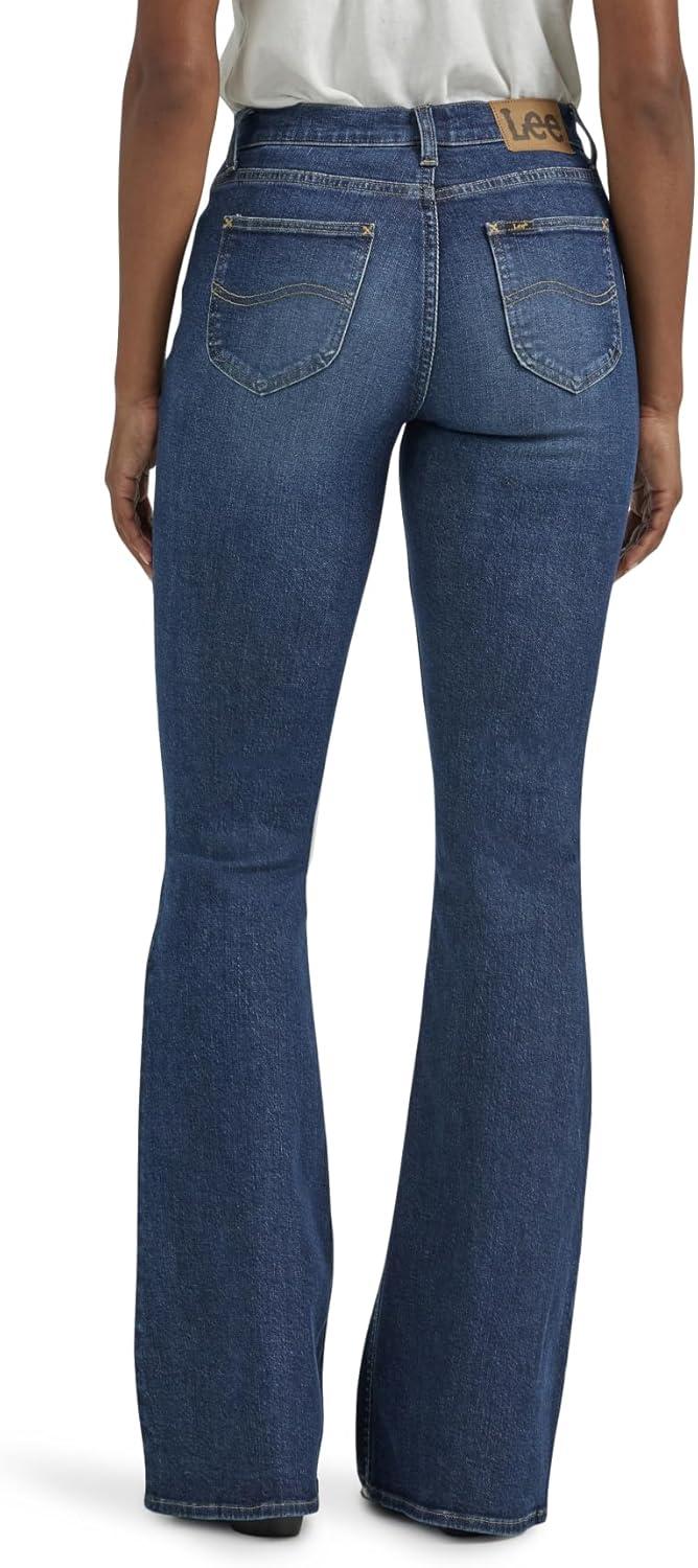 imageLee Womens Legendary Mid Rise Flare JeanInner Strength