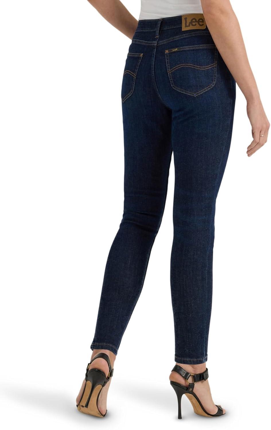 imageLee Womens Legendary Mid Rise Skinny JeanDark Strides