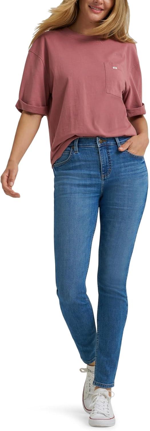imageLee Womens Legendary Mid Rise Skinny JeanNo Warrant