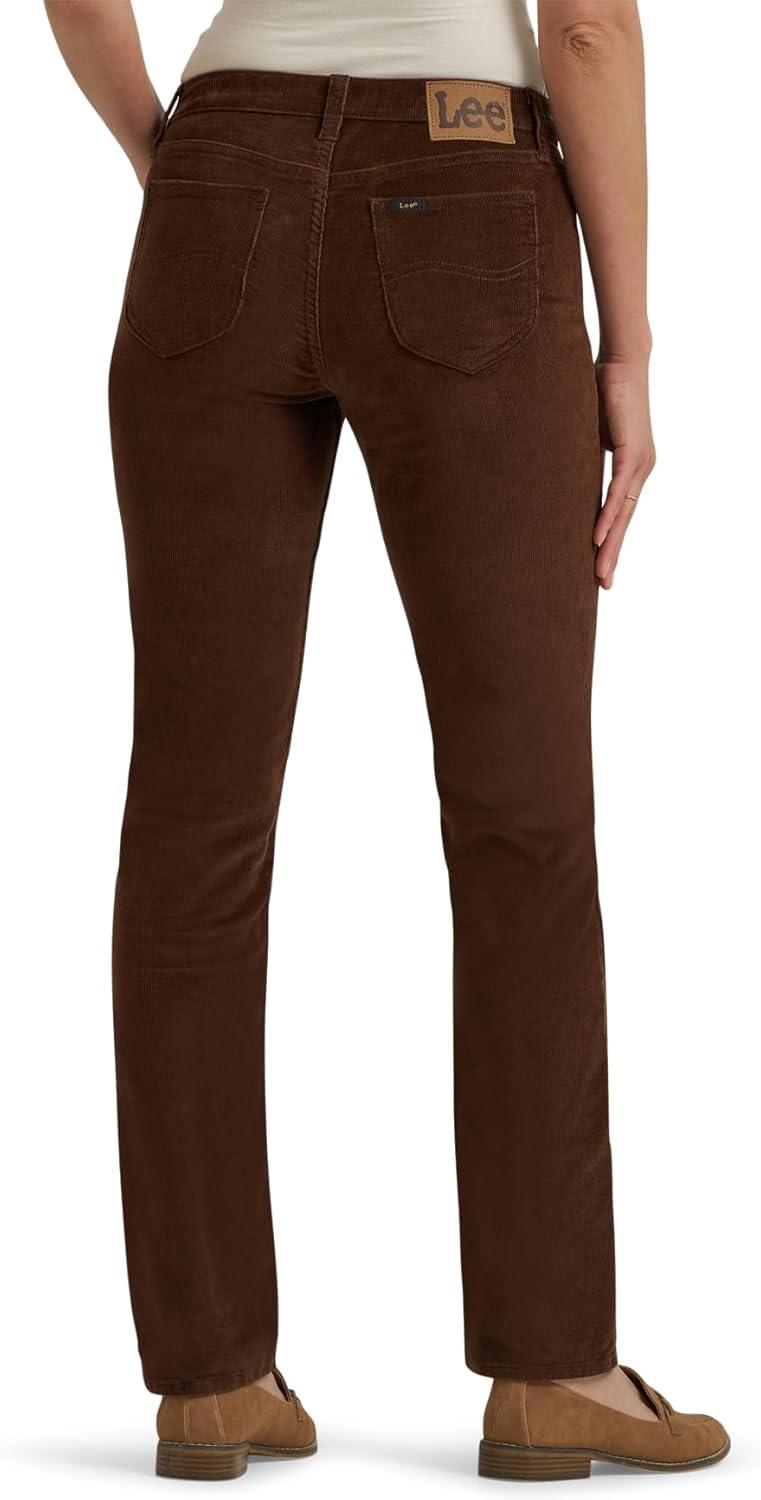 imageLee Womens Legendary Mid Rise Straight Leg JeanBistre Cord