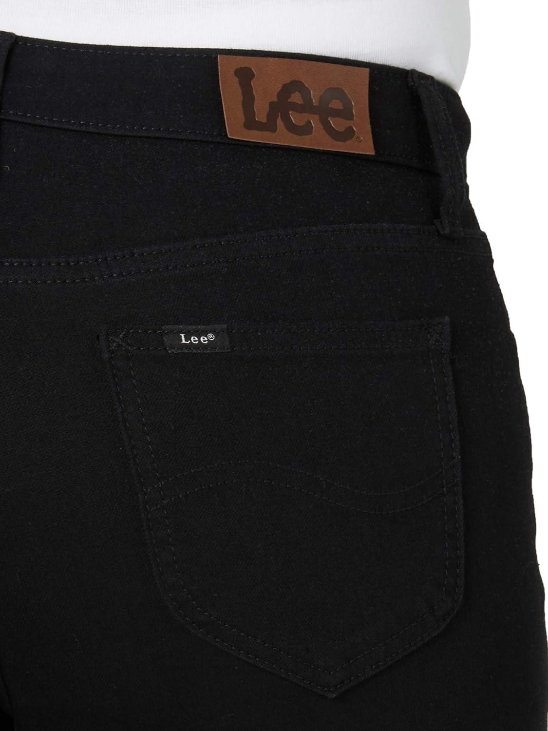 imageLee Womens Legendary Mid Rise Straight Leg JeanBlack