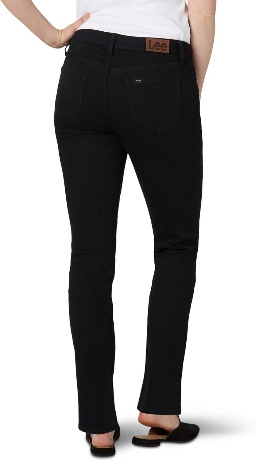 imageLee Womens Legendary Mid Rise Straight Leg JeanBlack