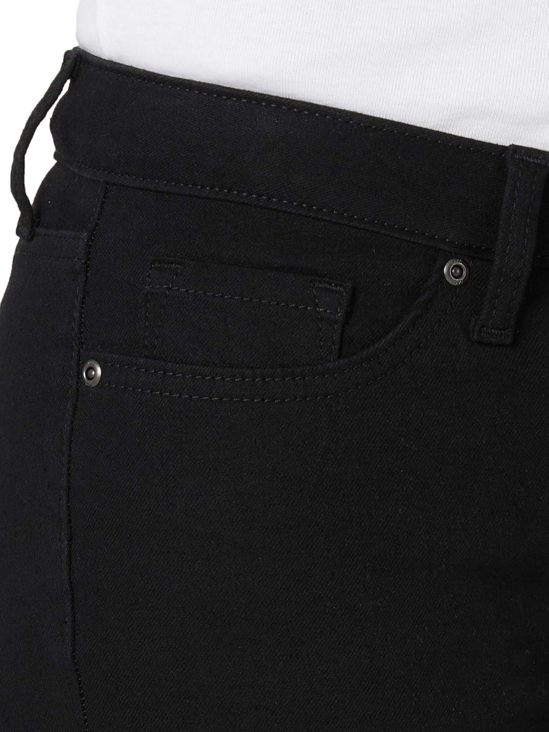 imageLee Womens Legendary Mid Rise Straight Leg JeanBlack