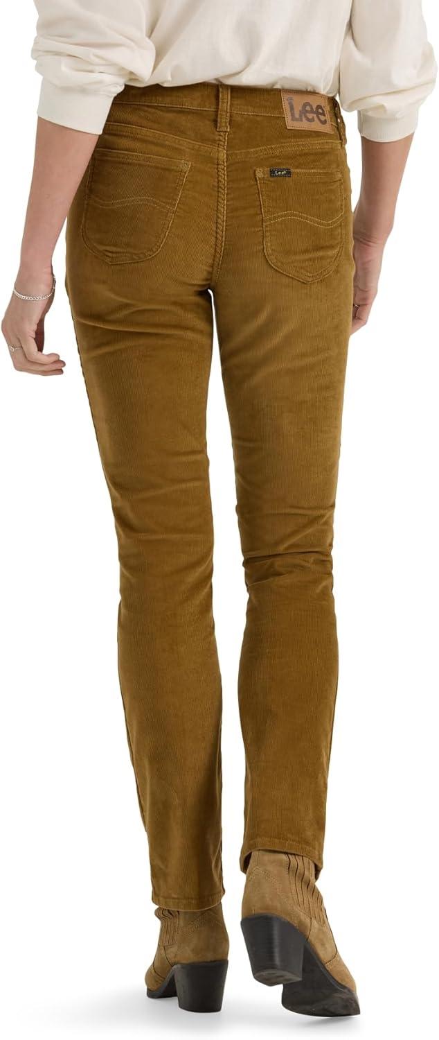 imageLee Womens Legendary Mid Rise Straight Leg JeanGlazed Ginger Cord