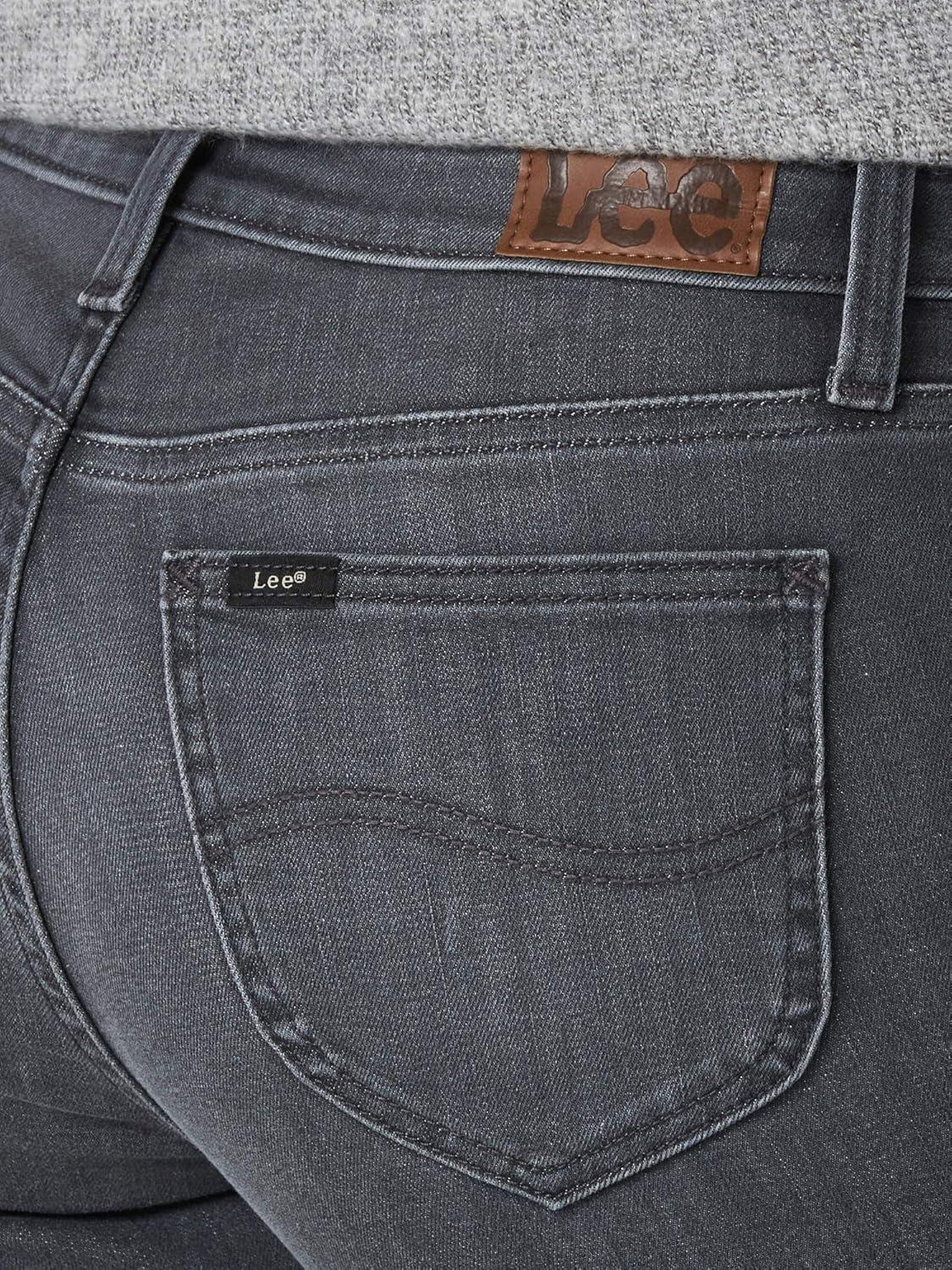 imageLee Womens Legendary Mid Rise Straight Leg JeanGray