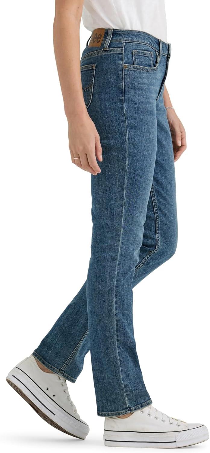 imageLee Womens Legendary Mid Rise Straight Leg JeanIndigo Luster