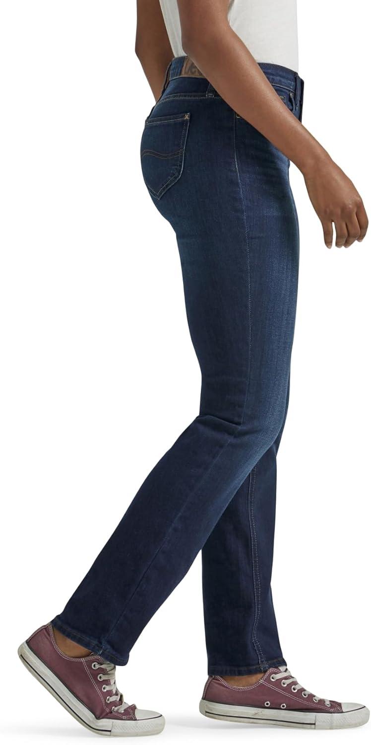 imageLee Womens Legendary Mid Rise Straight Leg JeanNightshade