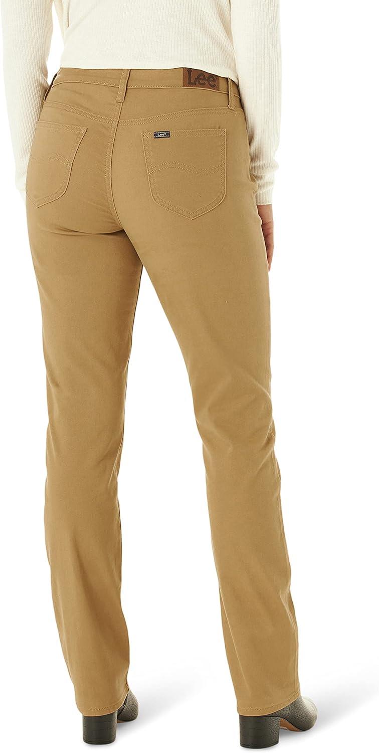 imageLee Womens Legendary Mid Rise Straight Leg JeanTigers Eye