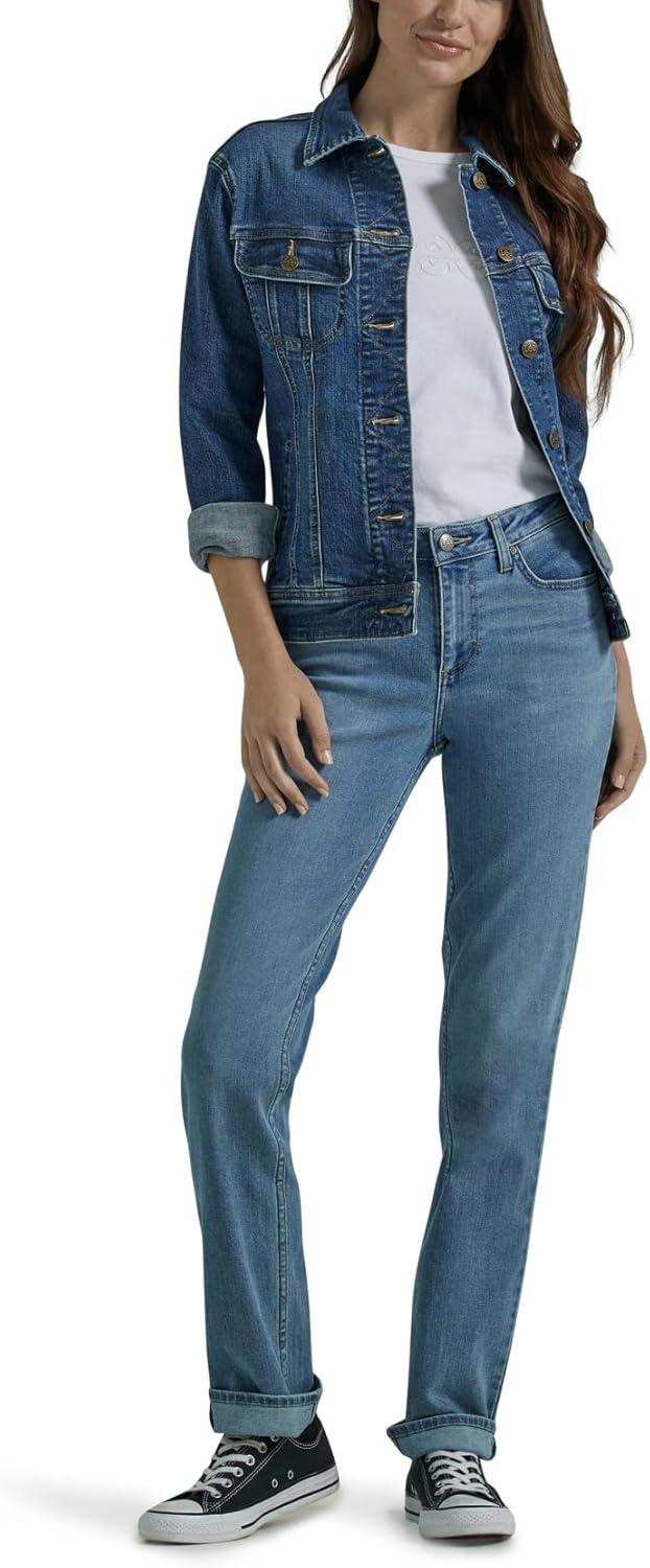imageLee Womens Legendary Mid Rise Straight Leg JeanWith Purpose