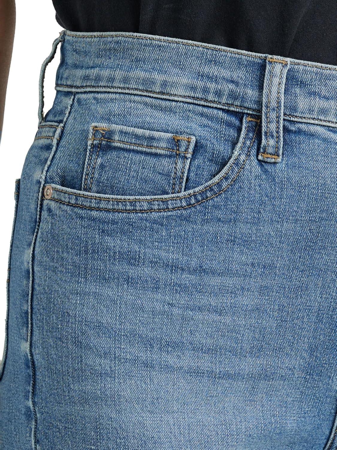 imageLee Womens Legendary Mom Jean in One Tone High Rise Straight Leg Size SGlowing Review