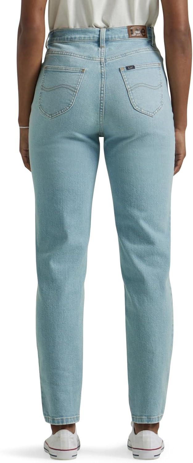 imageLee Womens Legendary Mom Jean in One Tone High Rise Straight Leg Size SOne Tone