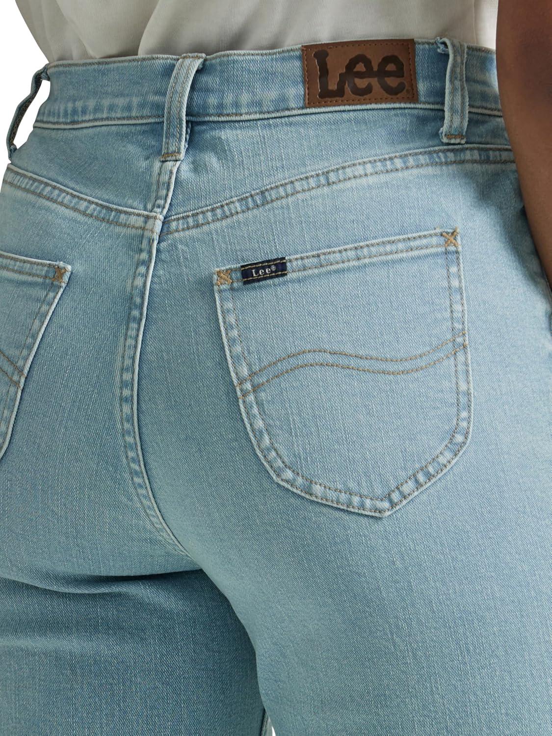 imageLee Womens Legendary Mom Jean in One Tone High Rise Straight Leg Size SOne Tone