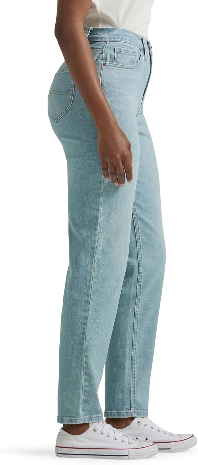 imageLee Womens Legendary Mom Jean in One Tone High Rise Straight Leg Size SOne Tone