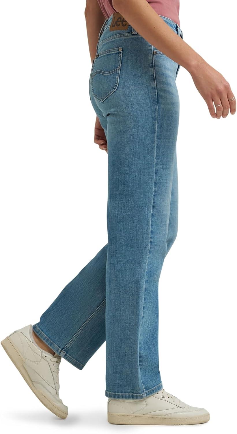 imageLee Womens Legendary Relaxed Straight JeanInspire Blue