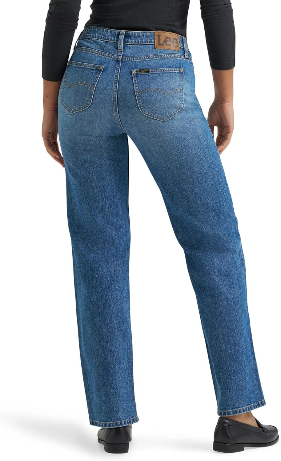 imageLee Womens Legendary Relaxed Straight JeanManifested