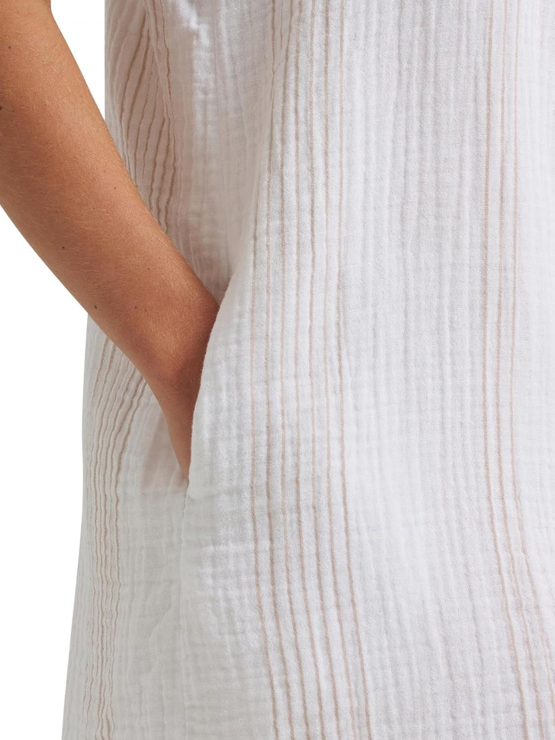 imageLee Womens Legendary Sheath DressWhiteWheat Stripe