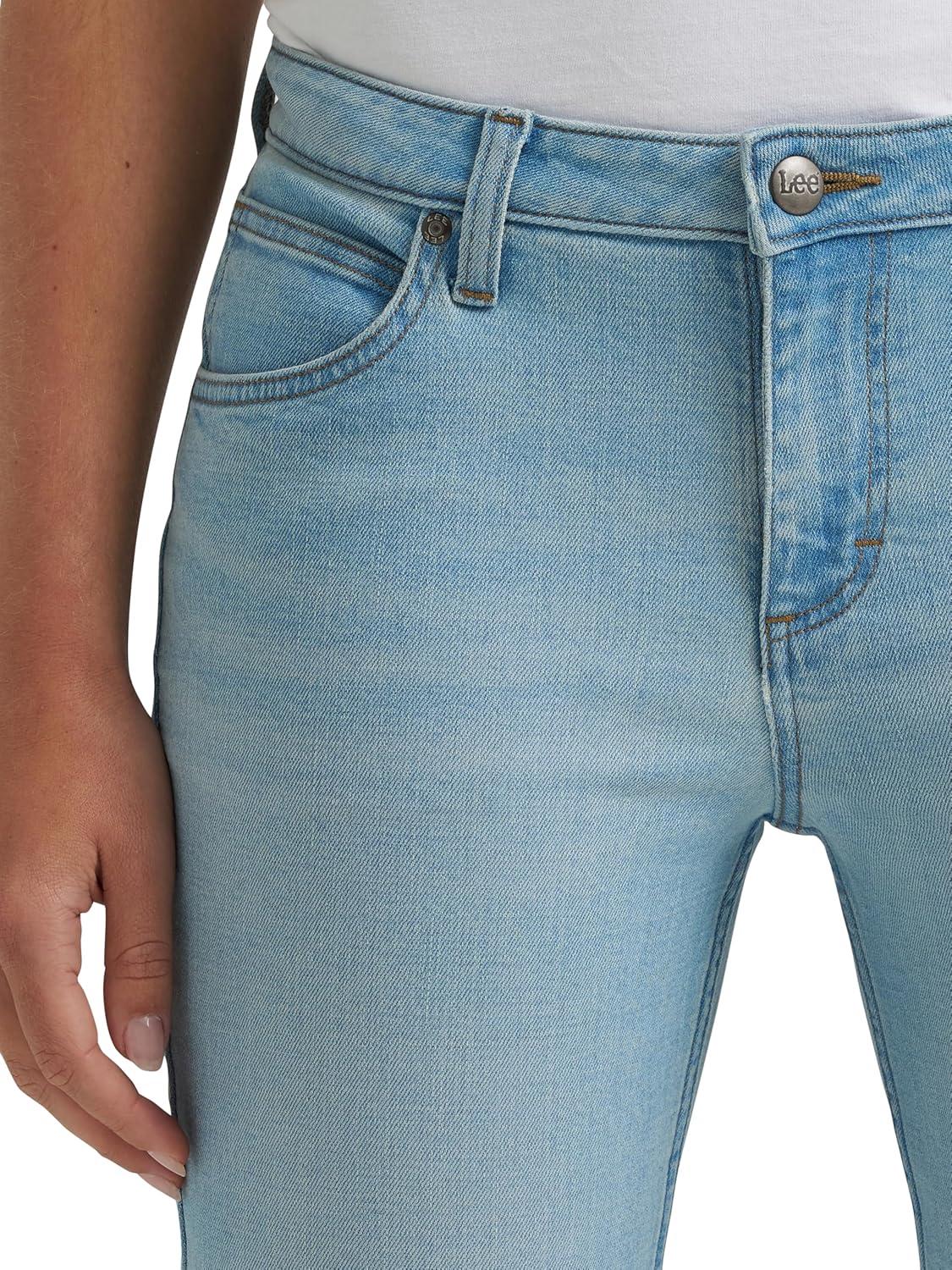 imageLee Womens Legendary Straight Capri JeanCobalt Cloud