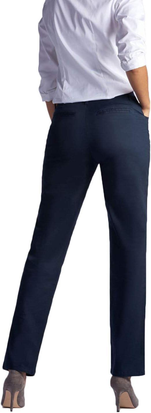imageLee Womens Petite Relaxed Fit All Day Straight Leg PantImperial Blue