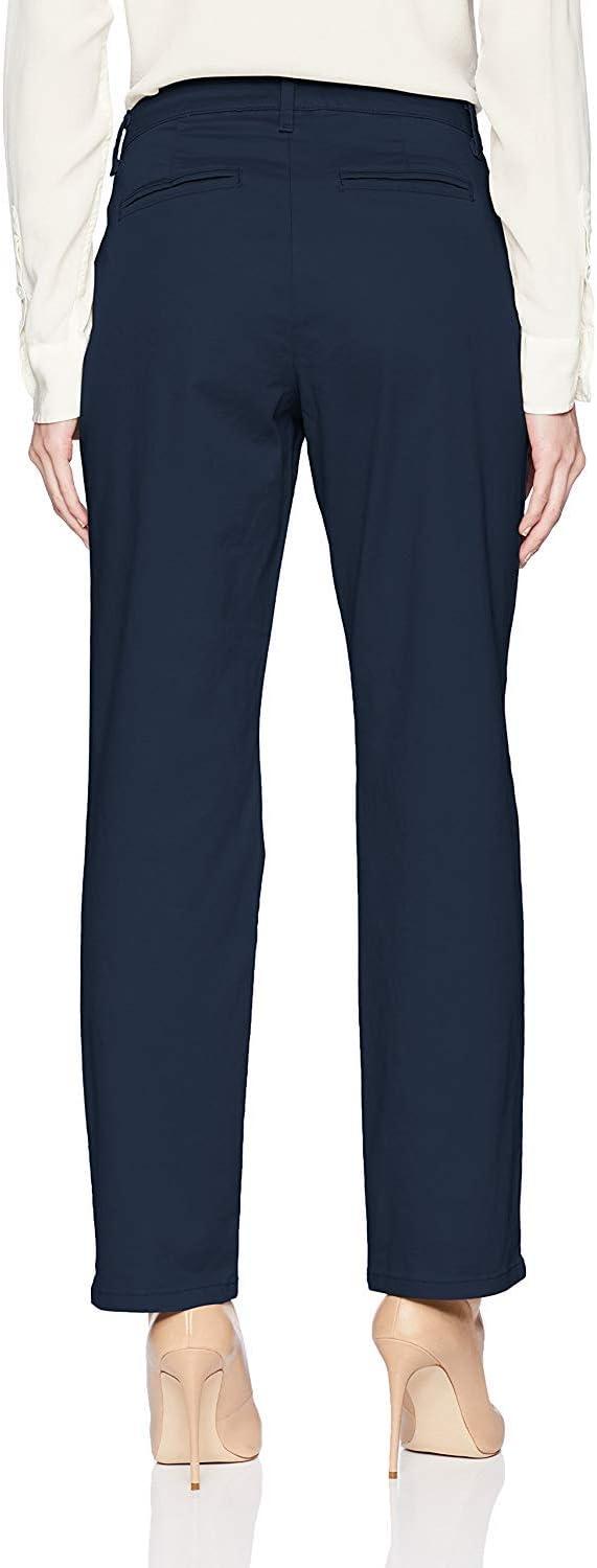 imageLee Womens Petite Relaxed Fit All Day Straight Leg PantImperial Dark Blue
