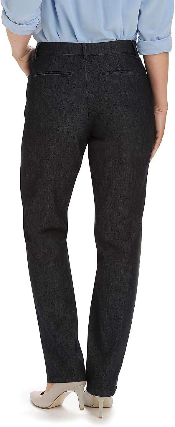 imageLee Womens Petite Relaxed Fit All Day Straight Leg PantIndigo Rinse
