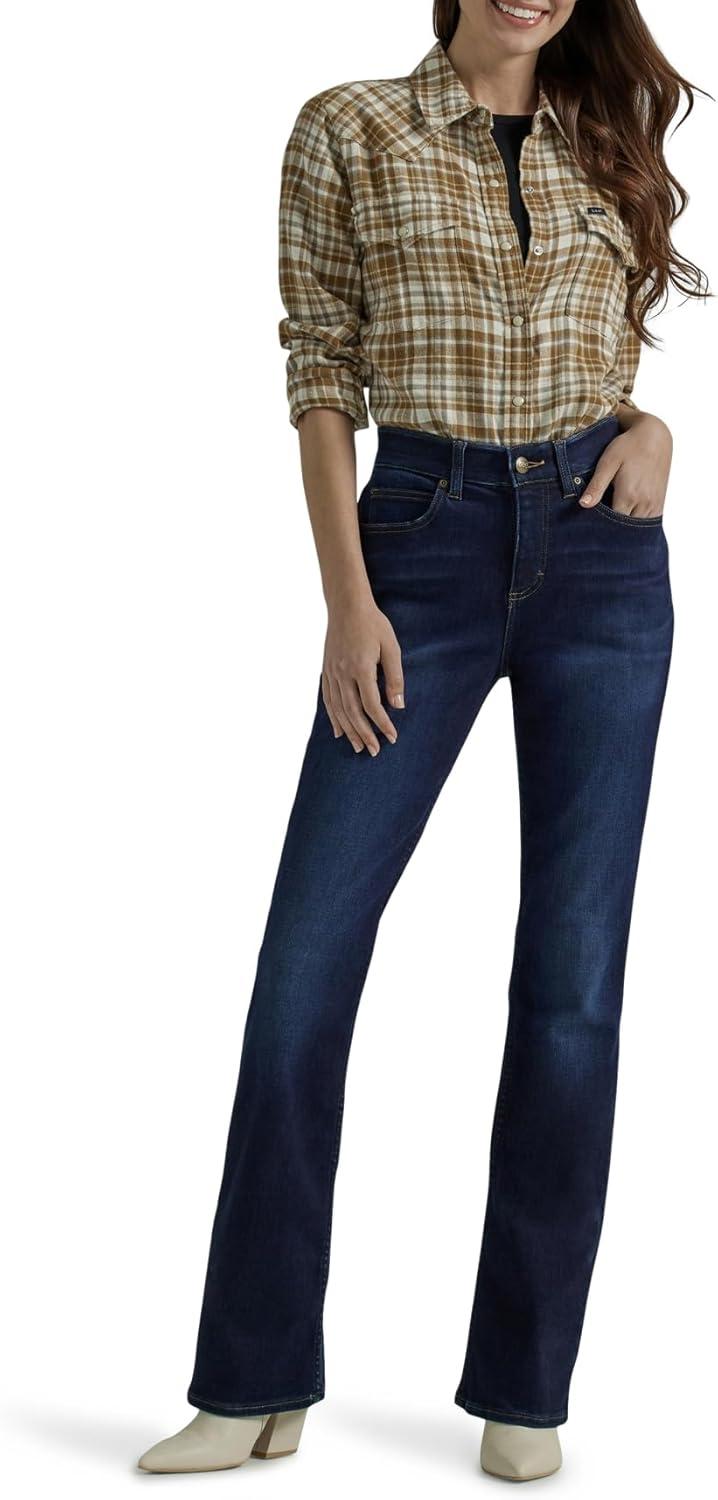 imageLee Womens Petite Ultra Lux Comfort with Flex Motion Bootcut JeanMain Thrill